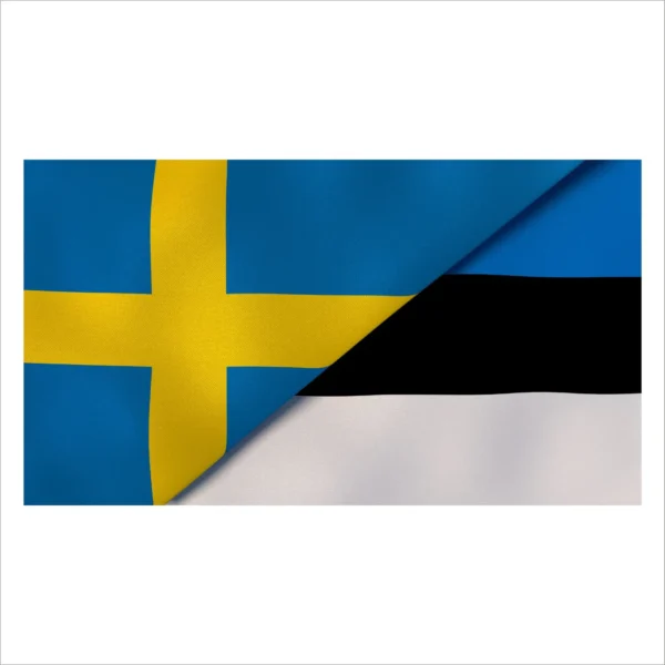 Flagga Sverige/Estland