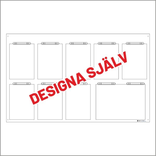 Designa KMA-INFOTAVLA 1220 x 750 mm