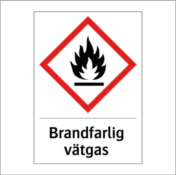 Brandfarlig vätgas