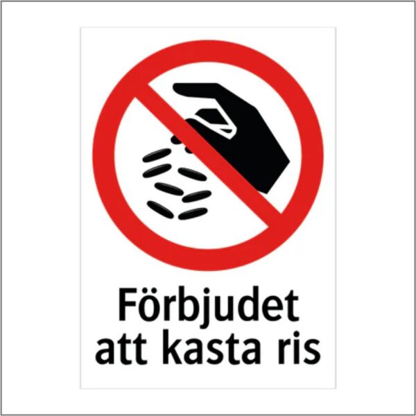 Förbjudet att kasta ris