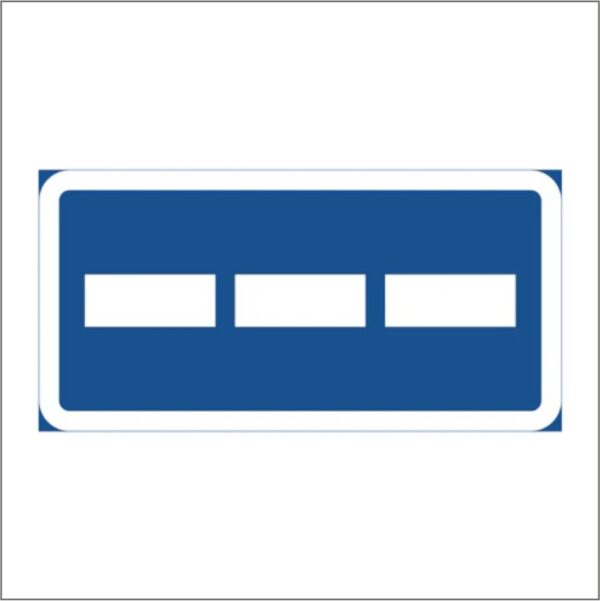 PLÅTSKYLT / VÄGSKYLT Uppställning av fordon