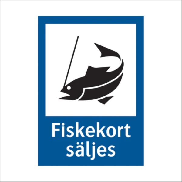 Fiskekort säljes