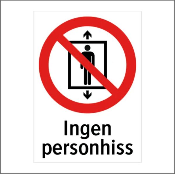 Ingen personhiss