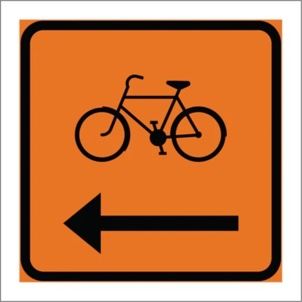 Cyklister hänvisas till vänster